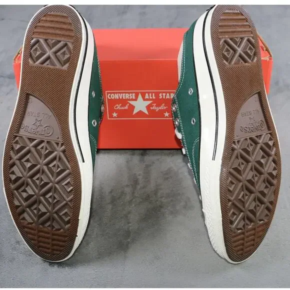 Converse Chuck 70 Ox Shoes Mens Size 12 Green Envy Egret Black Low Top Sneakers